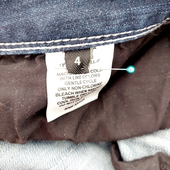 EXPRESS JEANS Stella Boot Cut Size 4 Distressed - Picture 6 of 15